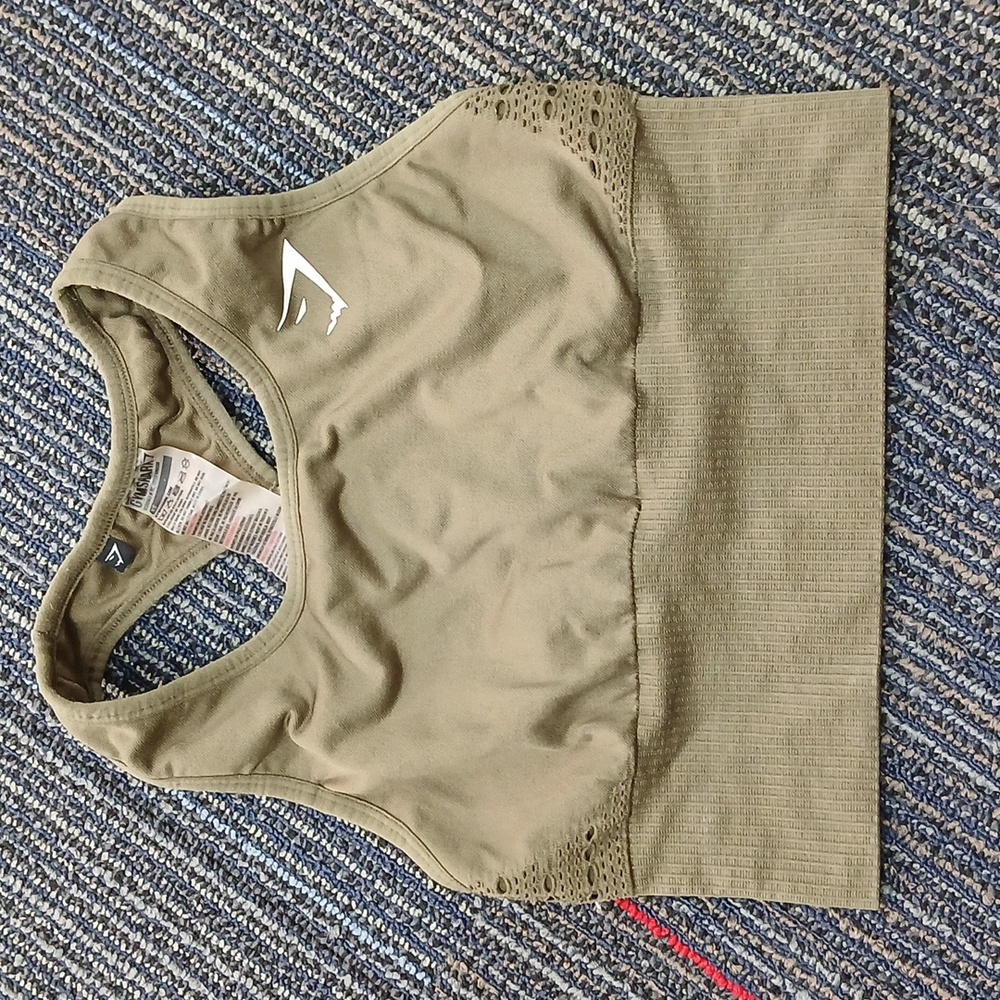 Gymshark Sports Bra Green Size XS
